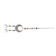 thumbnail image 4 of Colgante de coche Colgante de cristal Colgante de pared para el hogar Decoración brillante Adorno de gota con cuentas, bolas dobles Methold HA8887-01B, 4 of 6