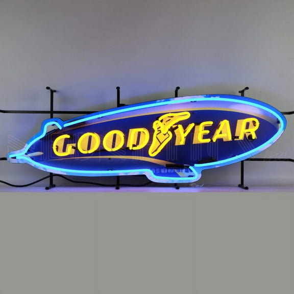 AUTO – GOODYEAR BLIMP NEON SIGN – 5GYBMP