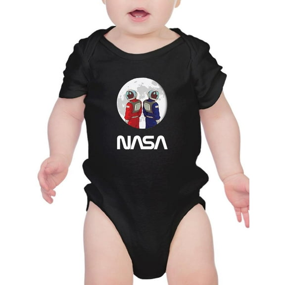 NASA Nasa Astronaut Duo Over Moon Bodysuit Infant -NASA Designs,  18 Months