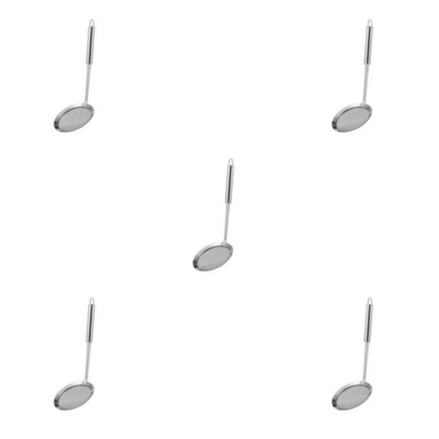 Maytalsory Stainless Steel Skimmer Spoon Wide Application In Various Cooking Tasks Anti-hot For Kitchen Safety 5Set