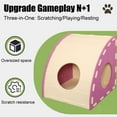 thumbnail image 4 of OAVQHLG3B Cat House Pet Bed Prevents Furniture Damage Portable Grinding Claw Scratch Pad Hideaway Bed Felt Kitten Cave for Indoor Cats, 4 of 6