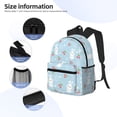thumbnail image 4 of Fotbe Easter Rabbit Lightweight Casual Laptop Backpack for Men and Women, Daily use Waterproof backpack, Backpack for College, 4 of 7