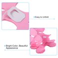 thumbnail image 4 of Uxcell 9.8ft Four-Leaf Garland, 12 Pack Tissue Paper Hanging Flower Garland Reusable Streamers, Light Pink, 4 of 7
