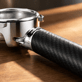 Spring Loaded Machine Keys 54mm Lay-flat Bottomless Portafilter with 18g Basket for Espresso ...