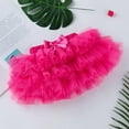 thumbnail image 5 of Lilgiuy Toddler Girls Tutu Ballet Skirt Multi-color Vintage Net Yarn Bow Princess Pettiskirt for Dance Photography Birthday Party Clearance, 5 of 5