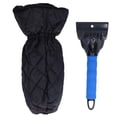 thumbnail image 3 of Ice Scraper Mitt 2 in 1 Design Elastic Band Snow Shovel Glove Cold Proof, 3 of 7