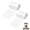 Clear, variant on 2 Rolls 1000 Pcs Tamper Evident Tape 2.75 x 0.5 Inch Tamper Proof Stickers Decals Evident Blank Tape Resistant Stickers for Food Drink Packaging Sealing Delivery Supply (Clear)