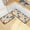 Cute Pug Dog and Flower, variant on Dailycode 2 Pcs Kitchen Rug Set Non Slip Absorbent Soft Floor Mats for Kitchen Bathroom Bear Paw 19.7"x27.6" 19.7"x47.2"