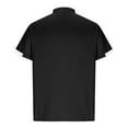 thumbnail image 5 of XuJwPNcy Mens V Neck Muscle Shirts Slim Fit Short Sleeve T Shirt Stretch Golf Tees Summer Workout Athletic Shirt Tees with Button, 5 of 6
