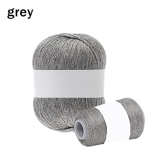 Hilo de tejer Cuerda de tejer mezclada Cordón de macramé grueso para manualidades de ganchillo Cuerda para hacer bricolaje, gris medio sidaley HA000409-04B