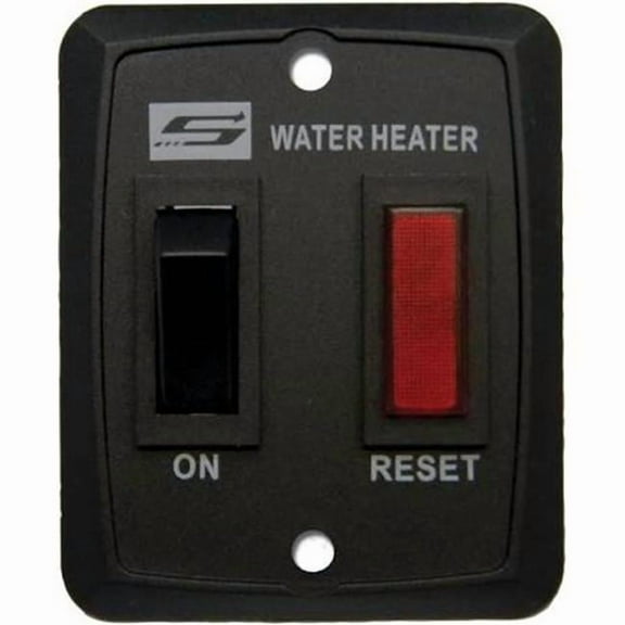 Suburban Manufacturing 234229 Switch & Light Assembly for Water Heaters - Black