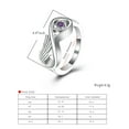 thumbnail image 2 of Angel Wing Infinity Love Rings Keepsake Cremation Jewelry for Ashes Holder Memorial Urn Ring for Women, 2 of 5
