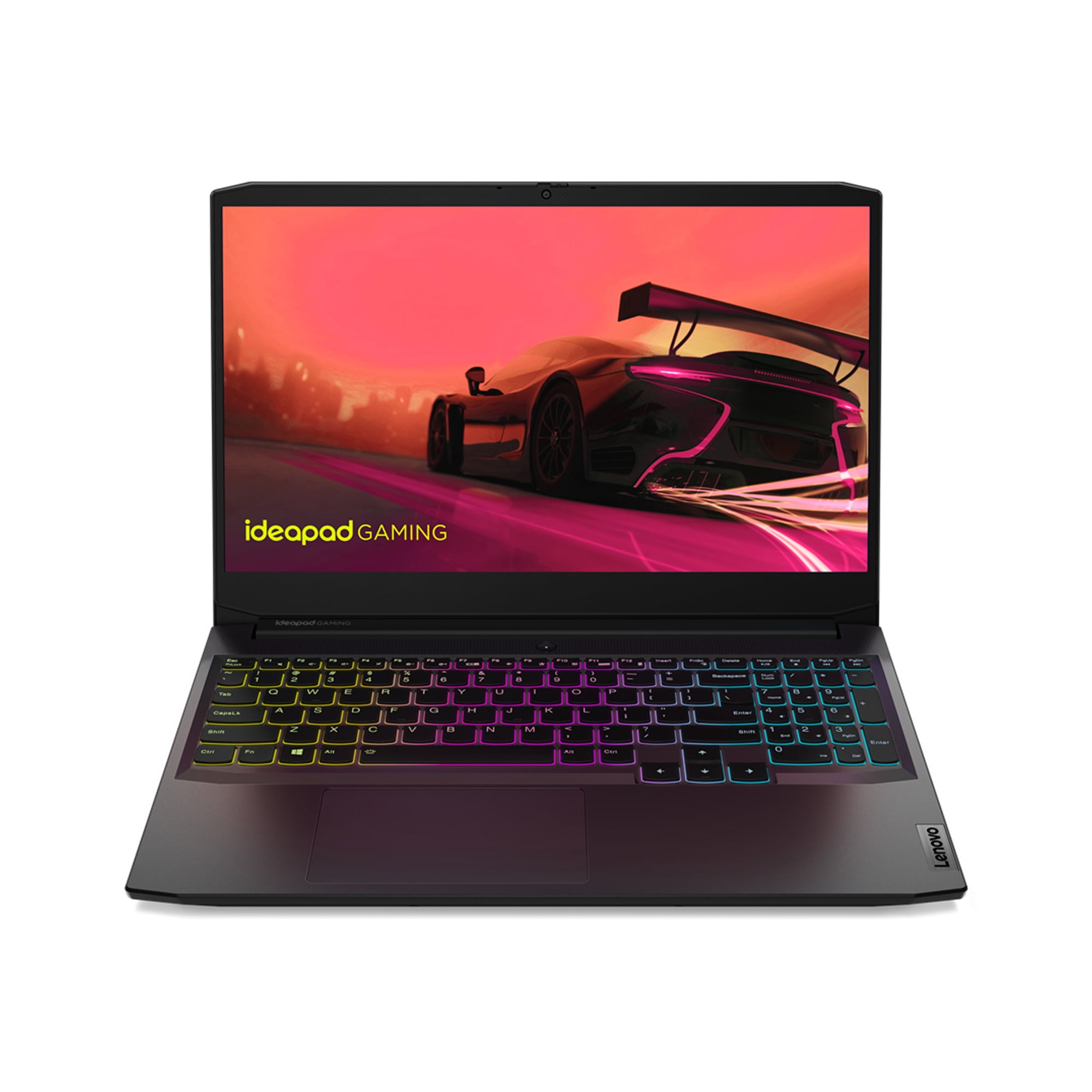 Lenovo IdeaPad 3 Gaming Laptop, 15.6" FHD IPS 120Hz, AMD Ryzen 5 5600H 3.3GHz, NVIDIA GeForce RTX 3050 4GB, 8GB RAM, 512GB PCIe SSD, Shadow Black, Windows 10 Home