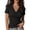 Black, variant on Wrap Tops For Women Business Casual Tops Athletic T Shirts Plus Size Spring Clothes Oversized T Shirts V Neck T Shirt Loose Fitting T Shirts Spring Tops Orange XL