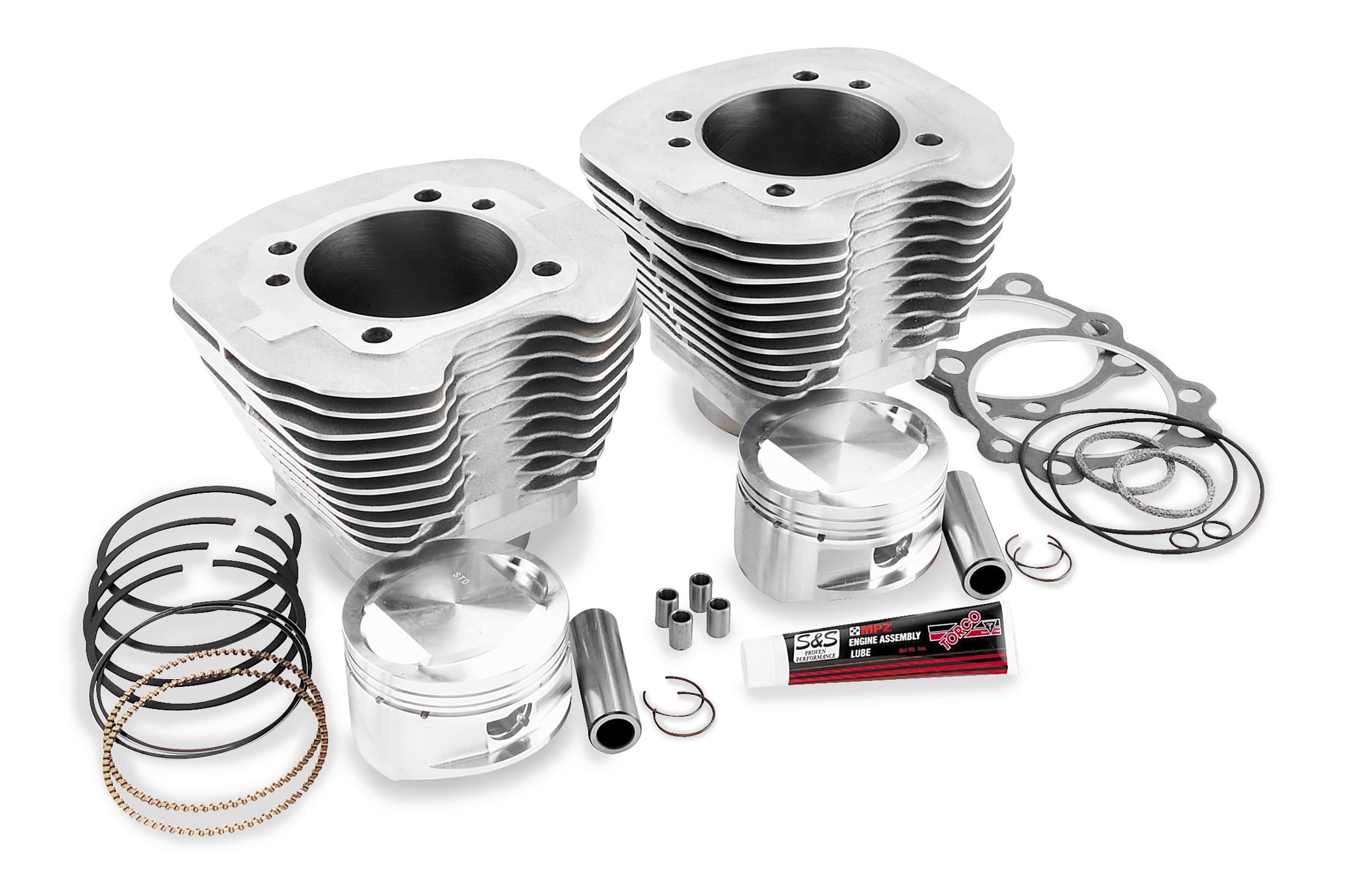 S&S Cycle Big Bore Kits Black PowderCoated 95in. 9100204