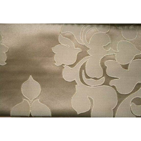 REBA Jacquard Fabric, 55 Inch. in Width | Home Decor, Taupe / Sample 3x3 Inch