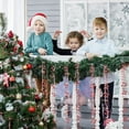 thumbnail image 5 of 98.4 Feet Christmas Tree Beads Garland Decoration, NOGIS Artificial Plastic Reflective Pearls Strands String Chain Beaded Roll (Red), 5 of 7