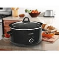 thumbnail image 4 of Olla Electrica Coccion Lenta Crock Pot 4 Quart Cocina Negro, 4 of 5