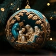 thumbnail image 4 of Tupukom Holy Religious Gifts Josheph and Baby Jesus Resin Christmas Onaments Religious Gifts Men, 4 of 5