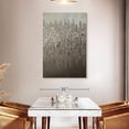 thumbnail image 3 of Elephant Stock Silver Shimmer Wall Art - Vertical Canvas Wall Art - Living Room Wall Decor - Abstract Canvas - Silver And Brown Decor By Amber Lamoreaux - 32" x 48", 3 of 8