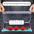 thumbnail image 3 of Zipper Food Fresh-Keeping Storage Bags, Leakproof Freezer Safe Clear Sealed Bags for Fruits, Vegetables, Meat, Grains & Kitchen Food Preservation,S 20pcs, 3 of 5