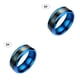 thumbnail image 3 of Minnieouse Anillo de temperatura a prueba de agua Emoción de acero Anillos de humor Pareja inteligente Azul 8 # 2piezas Minnieouse CBP153467, 3 of 6