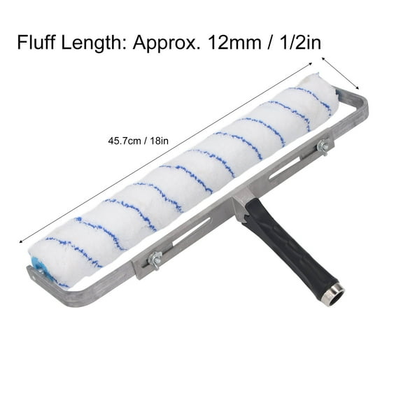 18 Inch Paint Roller, Fast Coverage For Walls, Ceilings  Floors, Works With All Paint Types