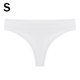 thumbnail image 1 of Qarigey Ropa interior de algodón para mujer Transpirable Absorbe la humedad Elástico Color sólido Chica S Ropa interior blanco S, 1 of 6