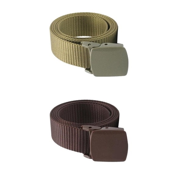 2pcs Unisex Cinturón de resistente Cinturón Cinturón de tela Cinturón