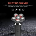 thumbnail image 5 of Têtes de Rasoir Électrique pour Hommes Lame Électrique compatible Tête 6 Lames Rasoir Tête compatible Chauve B_Perfect Gift, 5 of 5