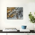 thumbnail image 5 of Pratyus Snowy Tree Yellow Leaves Canvas Wall Decor for Home and Office, Ready to Hang 20x16in, 5 of 6