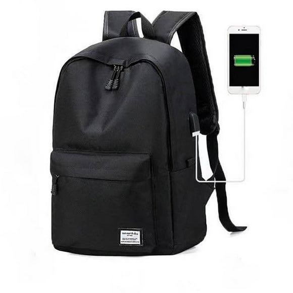 EGNMCR Double Layer Travel Backpack Student School Bag With Laptop Compartment Business Work Casual Computer Backpack With USB Charging/Headphone Port Computer Storage