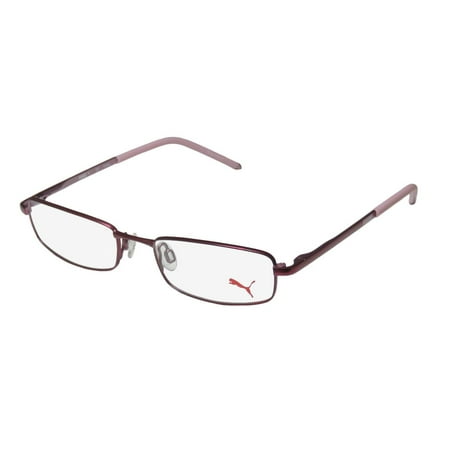 Image of NEW PUMA 15382 MENS/WOMENS DESIGNER FULL-RIM MULBERRY / PINK SUITABLE FOR SPORTS RUNNING WORK-OUT TIGHT FRAME DEMO LENSES 51-17-135 SPRING HINGES EYEGLASSES/SPECTACLES