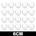 thumbnail image 3 of 20/1 piezas de bolas navideñas de plástico transparente para colgar en el árbol de Navidad, bolas huecas para decoración del hogar, bodas, fiestas, cajas de regalo, 3 of 5