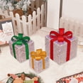 thumbnail image 5 of XGFHYJEH Christmas Gift Boxes Tree Decorations, Christmas Gift Boxes Outdoor Decor, Set of 3 Christmas Lighted Present Boxes, Light up Present Boxes Decoration Outside, 5 of 5