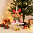 thumbnail image 5 of Christmas Ornaments, Personalized Christmas Tree Decoration Pendant, Cloth Xmas Tree Hanging Decor Christmas Gifts, 5 of 7
