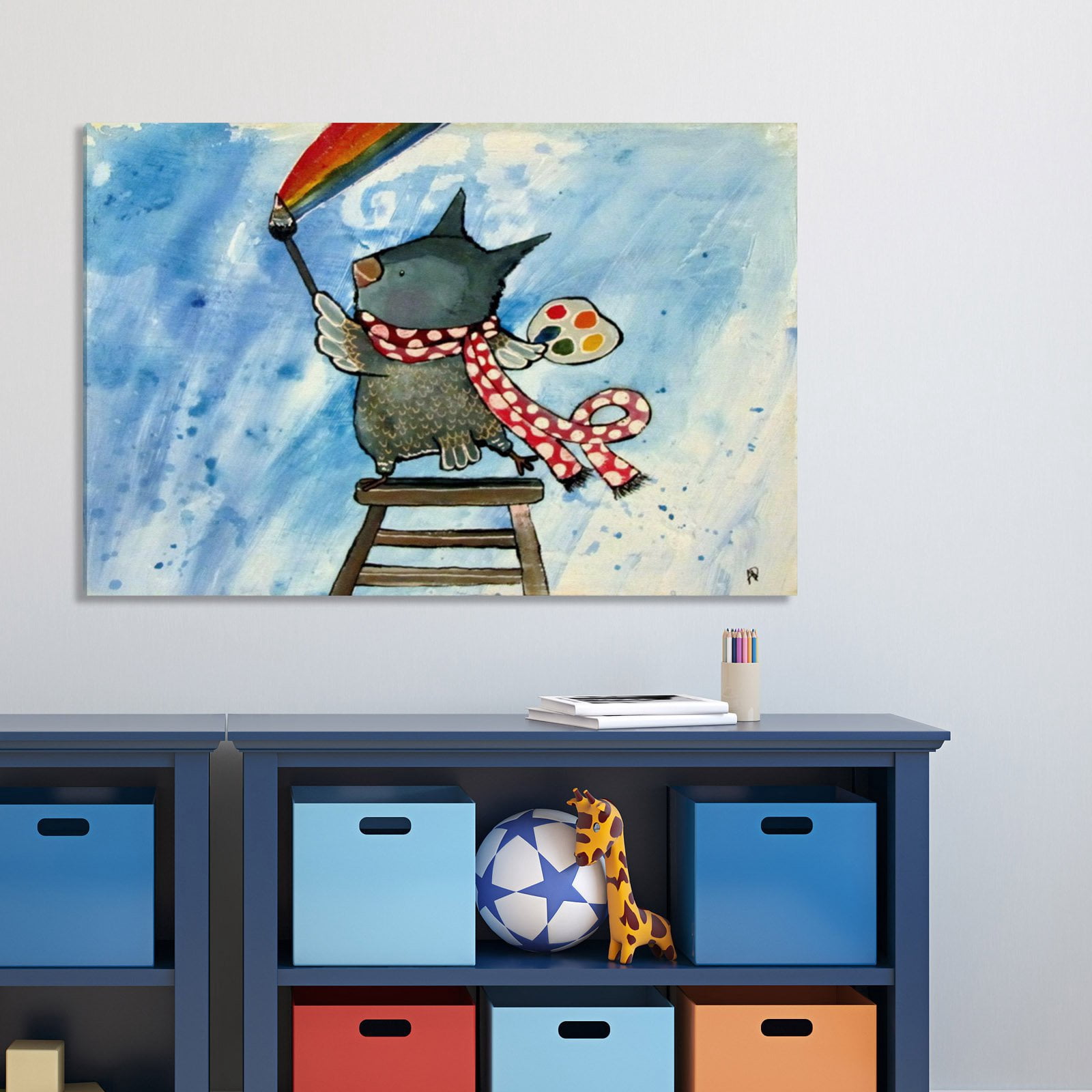 Marmont Hill "Sky Painting" by Andrea Doss Painting Print on Wrapped Canvas