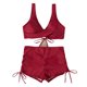 thumbnail image 4 of Traje de baño para mujer, traje de baño de talla grande de color liso, bikini dividido, trajes de baño para mujer, conjuntos de bikini para mujer, trajes de baño de bikini para mujer, 4 of 6