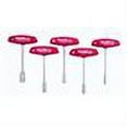 thumbnail image 2 of Wiha Ergonomic Comfort Grip T-Handle Metric Nut Driver Set 5 Piece, 2 of 2