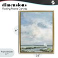 thumbnail image 4 of Stupell Industries Coastal Sailboat On Summer Marsh Gold Floating Frame Canvas Art, 25 x 31, by Sally Swatland, 4 of 8
