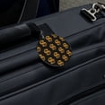 thumbnail image 5 of Gold Dollar Sign Money Pattern Round Luggage ID Tag Card Suitcase Carry-On, 5 of 7