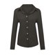 thumbnail image 4 of Camiseta de Manga Larga de la Mujer, Camiseta de Poliéster Suave para Primavera Verano, 4 of 6