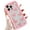 Pink, variant on OOK for iPhone 14 Pro Max Case, Cute Clear Love Butterfly Pattern Curly White Wave Frame Shape Wavy Soft TPU Shockproof Protective Phone Cover for Women Girl, White