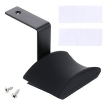 unbranded Headset Holder Mount Headphone Hanger Headphone Stand for Table 8x6cm Black
