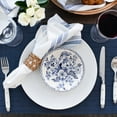 thumbnail image 5 of RITZ Reversible Indoor Outdoor Placemats, Set of Twelve, Grasscloth Blue, 5 of 5