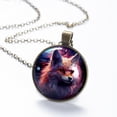 thumbnail image 6 of Fox Necklace Personalized Custom Photo Round Pendant Adjustable Stainless Steel Necklaces with Gift Box for Men Women Mothers Valentine's Jewelry Gift, 6 of 6