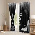 thumbnail image 3 of Manfei Fashion High Heel Blackout Curtains Set of 2 (52x84 Each), Princess Diamond Crown Window Curtains, Teen Kid Child Female Girl Curtains and Drapes, Window Curtains Home Decor, 3 of 6