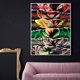 thumbnail image 3 of Figuras de Anime Naruto Dragon Ball, Goku, Kakashi, carteles con ojos en lienzo para pared, pintura artística, mural para decorar la habitación de los niños y el hogar, 3 of 5