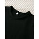 thumbnail image 4 of Dinosaur & Big Brother Graphic T-Shirt - Black Casual Round Neck Short Sleeve Tee with Fun Dino Print, Perfect for Spring/Summer, Casual Wear | Dinosaur Themed Shirt | Comfortable Fit, 4 of 7