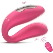 Areskey Couples Vibrator,Waterproof G-Spot Vibrator for Women with Remote Control, 10 Powerful Vibrations Wearable Vibrator Adult Sex Toys for Women